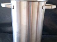 Spargeltopf Kochtopf Nudelntopf Einkochtopf Edelstahltopf 25cm hoch Edelstahl - Essen