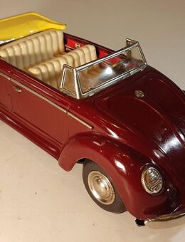 Seltenes VW Käfer Cabrio, Hersteller NOMURA – Japan 60er Jahre, braun, Elektromotor Blech - 25 cm lang - Bovenden