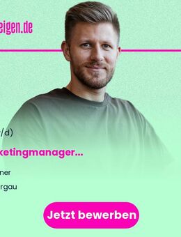 Marketingmanager (m/w/d) - Horgau