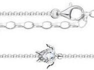 THOMAS SABO Fußkette Schildkröten-Motiv, AK0036-051-14-L27V