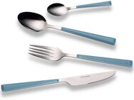 ECHTWERK Besteck-Set Basic (24-tlg), 6 Personen, Edelstahl 18/0, Camping/Picknickbesteck, Kunststoffgriffe