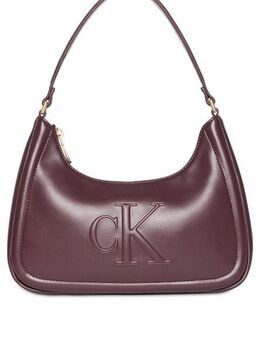 Calvin Klein Schultertasche RAISED CK SMALL SHOULDER BAG, Henkeltasche, Damen-Handtasche, Umhängetasche mit CK-Logo