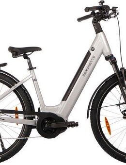 SAXONETTE E-Bike Trekkingrad SAXONETTE Trekkingrad Deluxe SUV easy (Wave), 8 Gang Shimano ALTUS-8 Gänge Schaltwerk, Kettenschaltung, Mittelmotor, 522 Wh, (Packung), (mit integr. Akku), Elektrofahrrad für Damen u. Herren