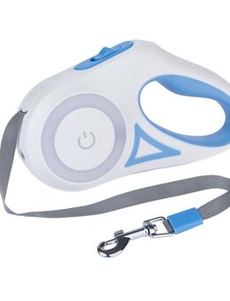 TIAKI Einziehbare Leine mit Licht Dragonfly, 3 m - bis 15 kg, ca. 3 m
