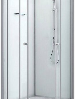 Sanotechnik Komplettdusche FORTE, BxT: 90x90 cm, Einscheibensicherheitsglas, quadratisch