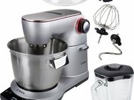 BOSCH Küchenmaschine OptiMUM MUM9DT5S41, 1500 W, 5,5 l Schüssel, integrierter Timer, diverses Zubehör, Knethaken, Schlag-, Silikonbesen