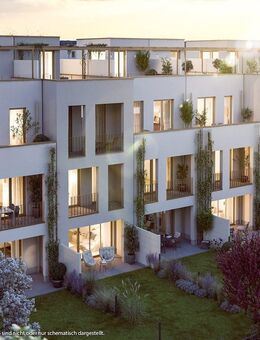 Real geteiltes 5-Zi.-RMH mit großzügiger Süd-West-Dachterrasse und Direktzugang zur TG - Kirchheim (München)