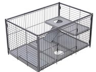 TIAKI Kleintierkäfig Villa - Add-on Unit: L 79 x B 52 x H 42,5 cm