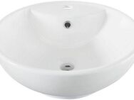 welltime Aufsatzwaschbecken Milano, mit Überlauf, rund, Breite 46 cm