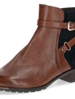 Caprice Stiefelette, Blockabsatz, Boots mit Zierschnalle und Zierriemchen