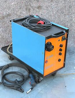 CLOOS C200 MIG MAG Schweißgerät Schutzgasschweißgerät Werkbank Werkzeugschrank - Hohen Neuendorf