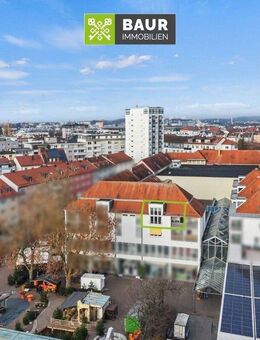 Wohnen am Bodensee - Zentrale 3-Zimmer-Wohnung mit Seeblick in Friedrichshafen - Friedrichshafen