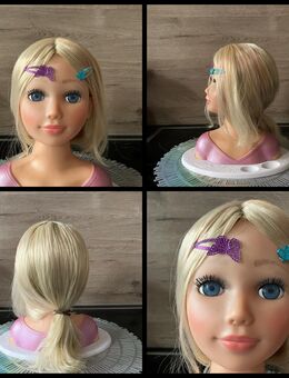 Frisierkopf | Schminkkopf | Blonde Haare | Haarstyling | Puppe - Dresden