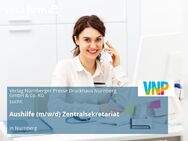 Aushilfe (m/w/d) Zentralsekretariat - Nürnberg