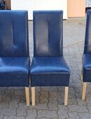 Stuhl Lederstuhl Wohnzimmerstuhl 4 St. in 88696