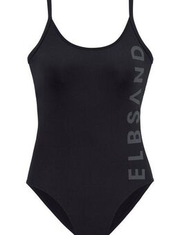 Elbsand Badeanzug in sportlichem Design mit großem Schriftzug