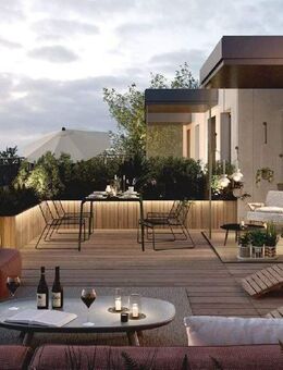 charmantes Penthouse-Apartment mit großer Dachterrasse (förderfähig nach KfW 296) - Hamburg