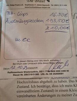 Prinzessinnenkleid zu verkaufen, beige/Weiß/Glitzer - Pegnitz