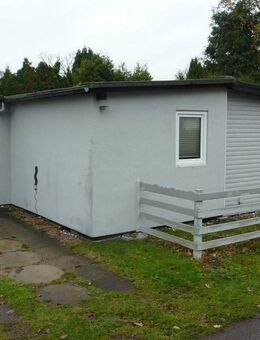 Holzhaus, Dauer-Wohnen oder Wochenendhaus auf Campingplatz - Tespe