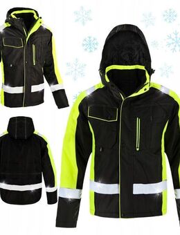 Winter-Arbeitsjacke – Wasserdicht, Reflektierend & Ocieplana Set452 - Wuppertal