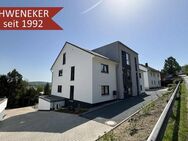 Großzügige, helle 3-Zimmer-Neubauwohnung mit überdachtem Balkon und schönem Blick in Hiddenhausen-Schweicheln! - Hiddenhausen