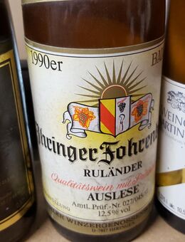 Weinsammlung edelsüßer Weine - Chemnitz