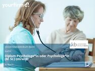 Diplom-Psychologe*in oder Psychologe*in (M. Sc.) (m/w/d) - Bonn