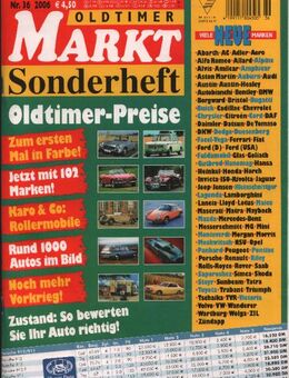 Oldtimer Markt Sonderheft Nr 36 2006 Oldtimer Preise - Spraitbach