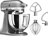 KitchenAid Küchenmaschine Artisan 5KSM125ECU, 300 W, 4,8 l Schüssel, Kontur-Silber