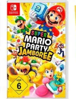 Nintendo Switch OLED weiß inkl. Mario Party Jamboree und exklusiver Nintendo Decke