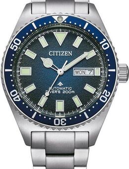 Citizen Automatikuhr Promaster Mechanical Diver NY0129-58LC, Armbanduhr, Herrenuhr, Damenuhr, Taucheruhr, bis 20 bar wasserdicht