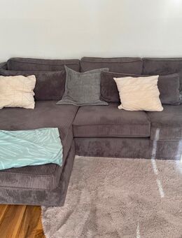 graue Cord-Couch - Zwickau