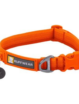 Ruffwear Front Range Halsband, Blaze Orange - Größe S: 28 - 36 cm Halsumfang, 20 mm breit