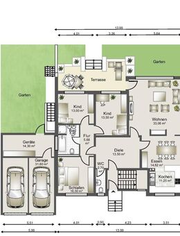 5-Zimmerwohnung in Malsch (EG) mit Gartennutzung - Malsch (Landkreis Karlsruhe)