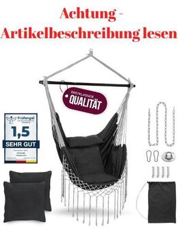 HEIMLING Hängesessel XXL Hängesessel Hängematte anthrazit #H30 - Birkenfeld (Baden-Württemberg)