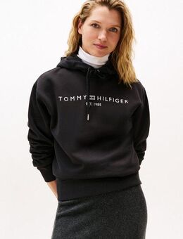 Tommy Hilfiger Kapuzensweatshirt MDRN REG CORP LOGO HOODIE mit gesticktem Logo-Schriftzug