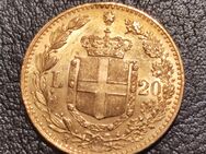 20 Lire Goldmünze Italien Umberto I. 1882 R / fast unzirkuliert / seltenert - München Altstadt