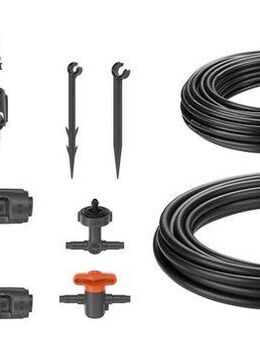 GARDENA Bewässerungssystem Tropfbewässerung Set, für bis zu 35 Pflanzen in Beeten und Hochbeeten