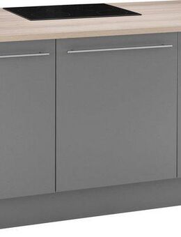 OPTIFIT Kücheninsel Bern, Stellbreite 160x95 cm mit höhenverstellbaren Füßen, mit Metallgriffen
