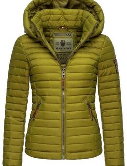 Marikoo Steppjacke Löwenbaby stylische Übergangsjacke mit abnehmbarer Kapuze