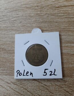 Polen 5 Zloty Messing Münzen - Unna