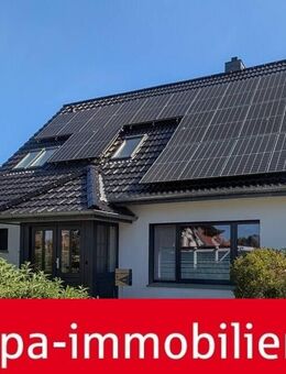 Energetisch modernisiertes Einfamilienhaus mit Wintergarten und PV-Anlage in ruhiger Feldrandlage! - Süderbrarup