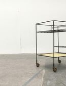 Mid Century Barwagen zu 50er 60er 70er Teak String Mategot Hirche in 22303