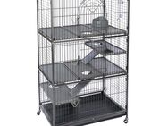 TIAKI Kleintierkäfig Villa - Sparset: Hauptkäfig + Add-on ( L 79 x B 52 x H 142 cm)