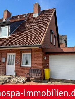 Teilweise unterkellertes Reihenendhaus mit Garage und Terrasse im beliebten Stadtteil Rödemis - Husum (Schleswig-Holstein)