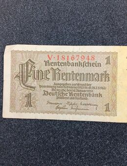 1 Rentenmark Ausgabe 1937 - Kolkwitz