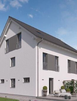 Geld sparen und eine Doppelhaushälfte bauen - Hirschaid