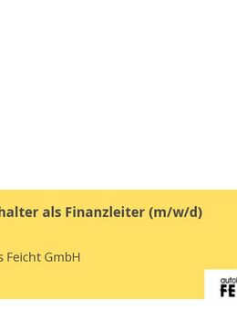 Bilanzbuchhalter als Finanzleiter (m/w/d) - Haar