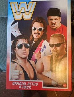 wwe action figuren Retro Pack Bret Hart Jimmy Hart Jim Neidhart Nikolai Volkoff - Hannover Ricklingen