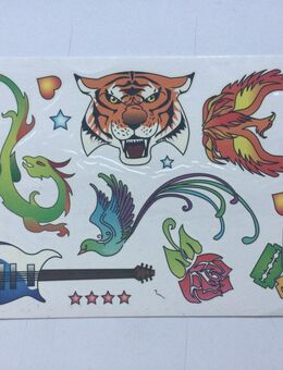 Einmal Tattoo Vintage Set Bunt 1990er Jahre - Fulda